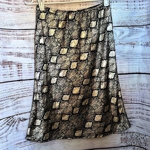 Silky Stretchy Snake Skin Skirt